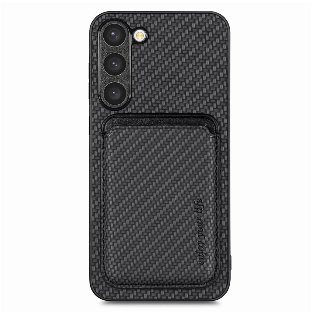Samsung Galaxy S23 case with a card slot - Black
