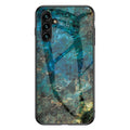 Samsung Galaxy A54 5G case in marble - Dark green