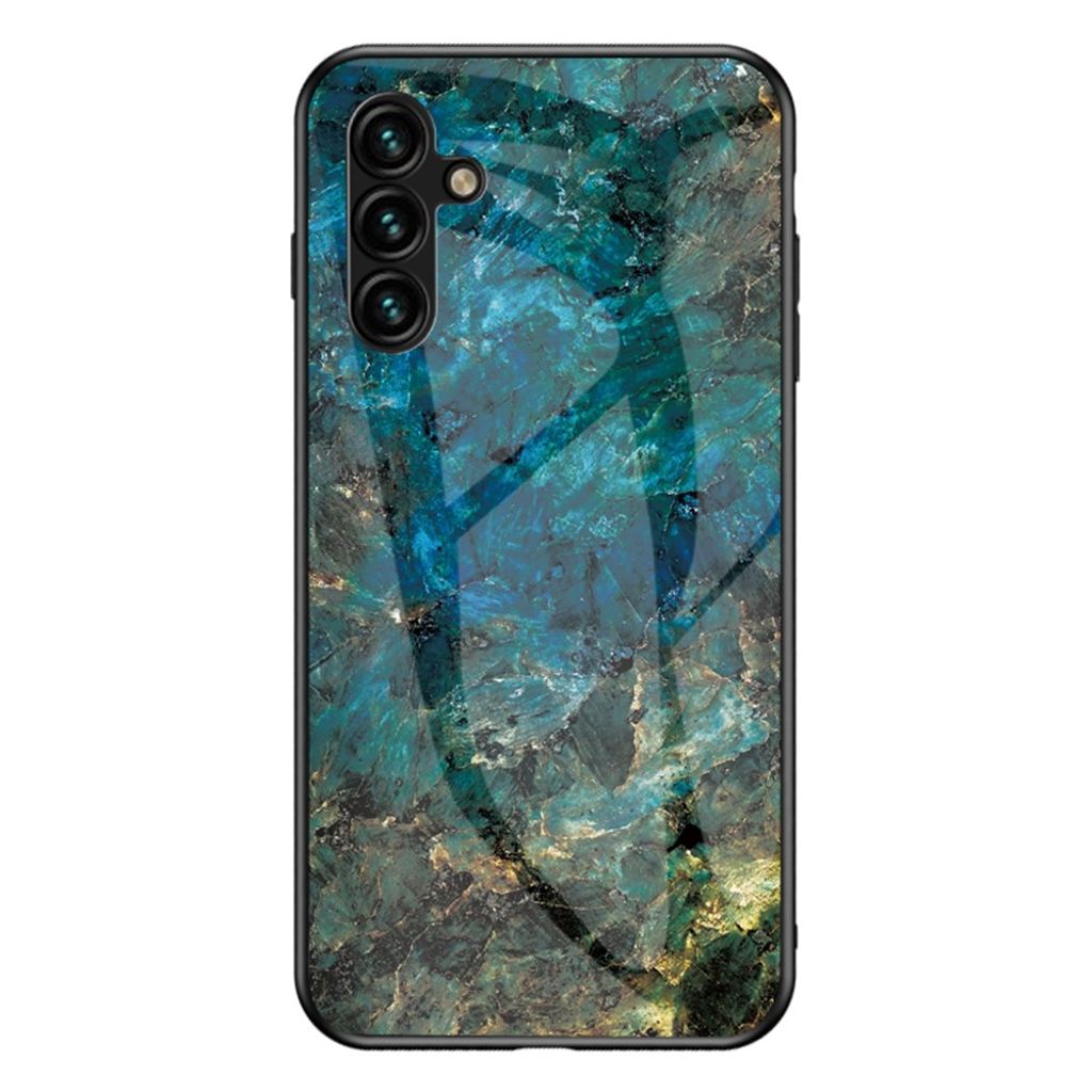 Samsung Galaxy A54 5G case in marble - Dark green