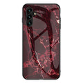 Samsung Galaxy A54 5G case in marble - Oxblood red — Samsung