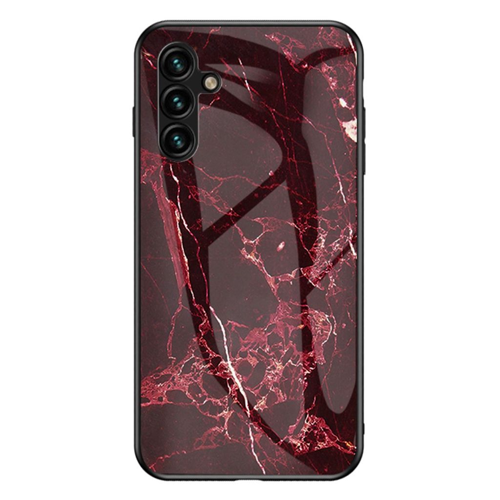 Samsung Galaxy A54 5G case in marble - Oxblood red — Samsung