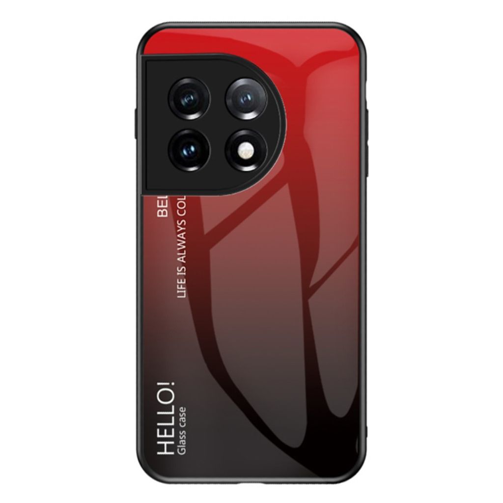 OnePlus 11 5G case with radiance - Red- Black — Övrigt