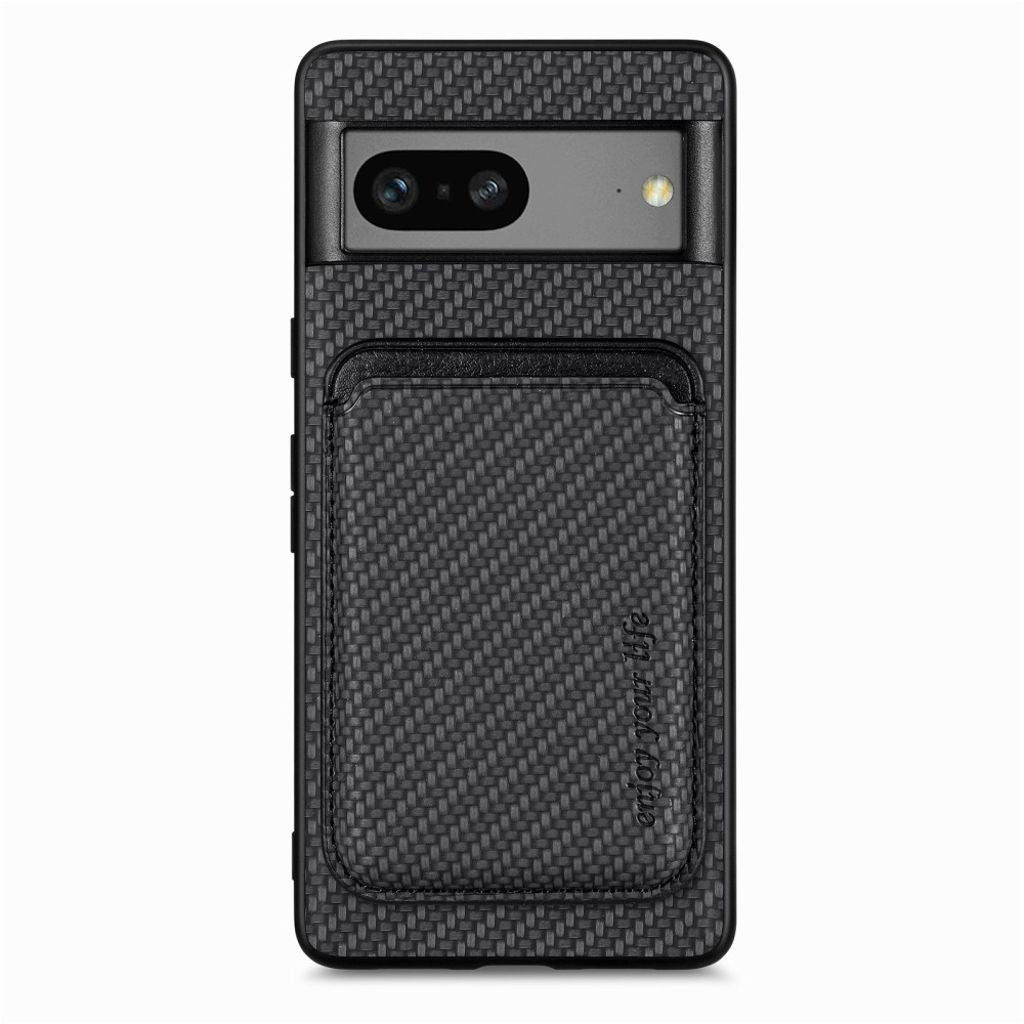 Google Pixel 7A 5G case with a card holder - Black