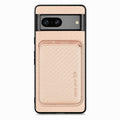 Google Pixel 7A 5G case with a card holder - Light pink
