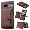 Google Pixel 7A 5G case with a wallet - Dark brown — Google