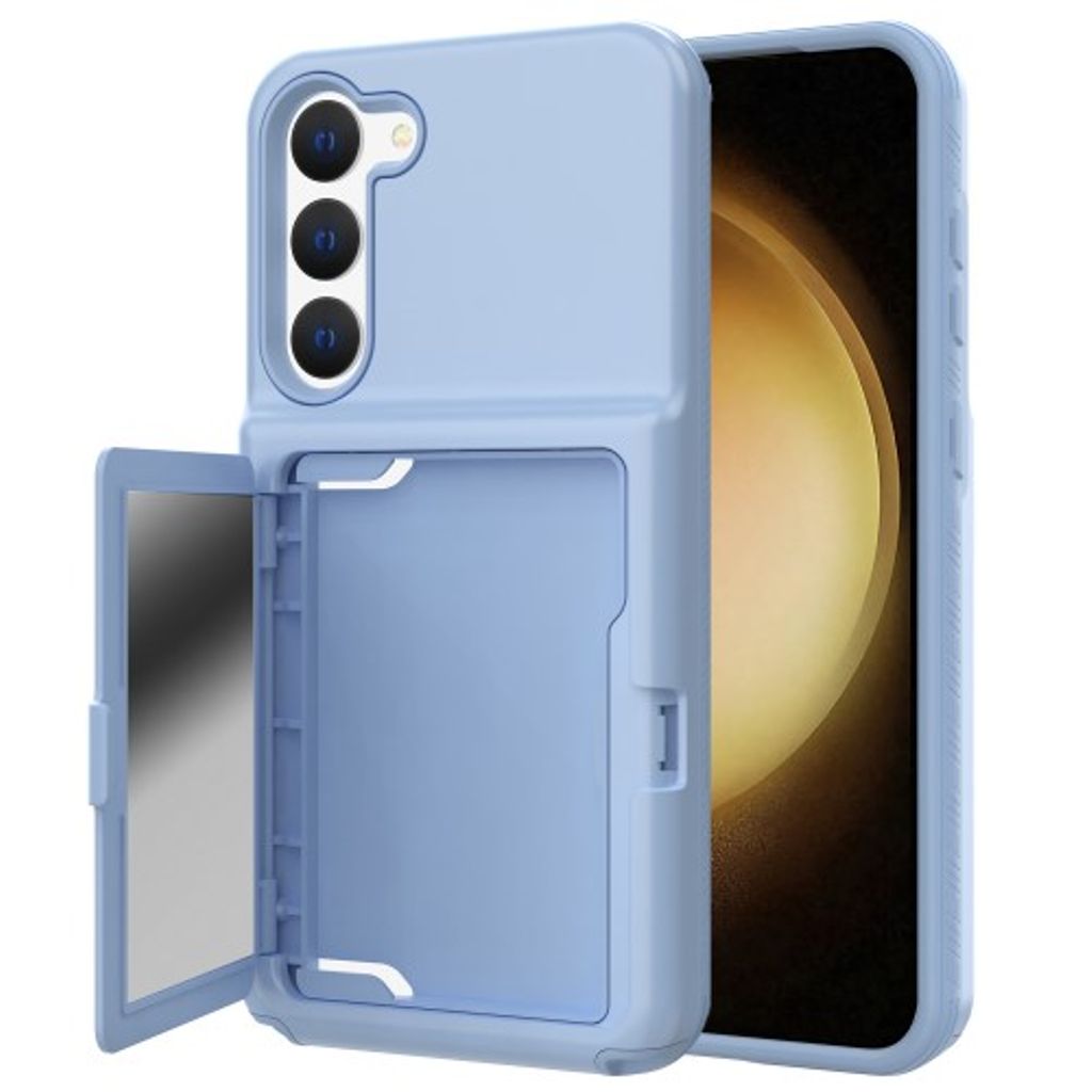 Samsung Galaxy S23 Case with card slot - Light Blue
