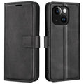 IPhone 15 cover with a magnetic closing - Black — Övrigt