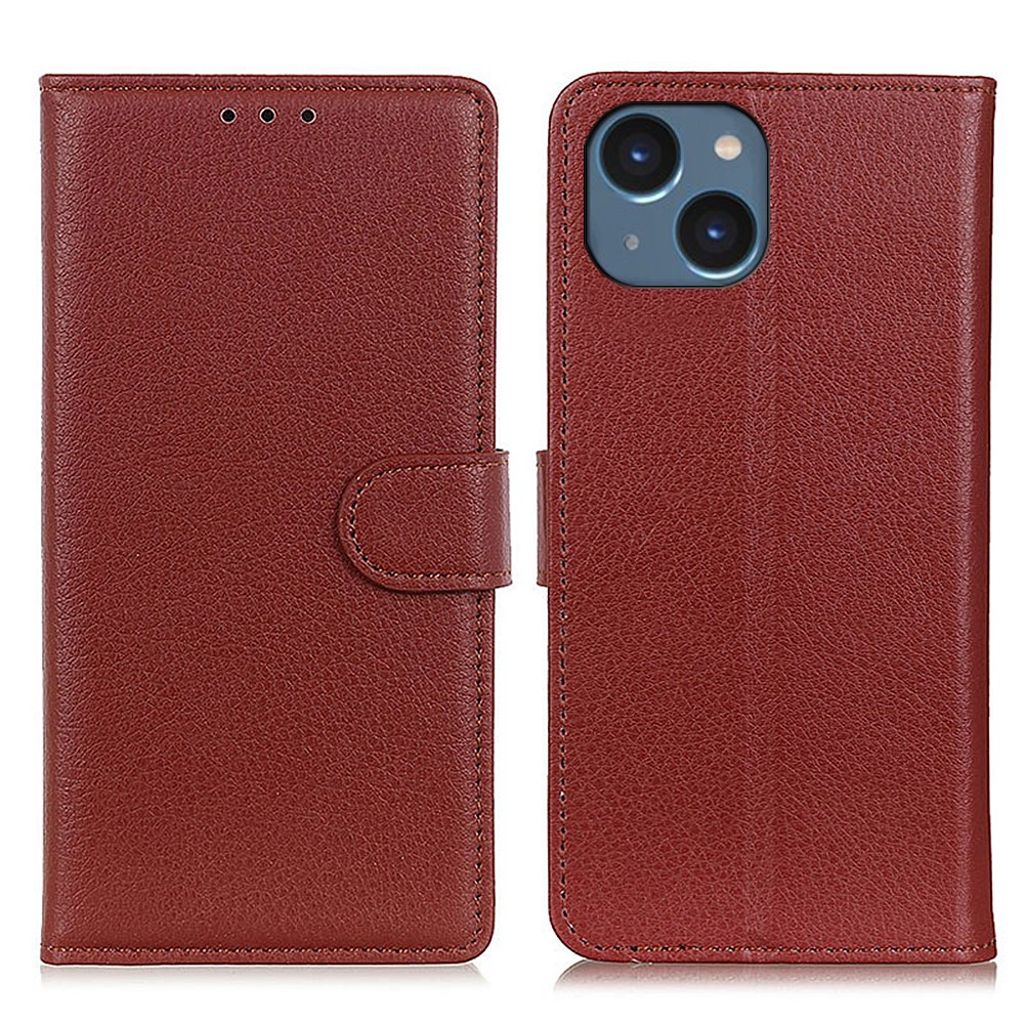 Anti-scratch iPhone 15 Plus cover - Brown