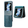 Samsung Galaxy Z Flip5 5G case with a wallet - Green