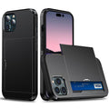 IPhone 15 Pro Max case with a card holder - Black — Övrigt