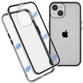 IPhone 15 Plus case with a screen protector - Silver