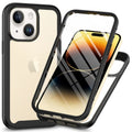 IPhone 15 Plus case with a screen protector - Black — Övrigt