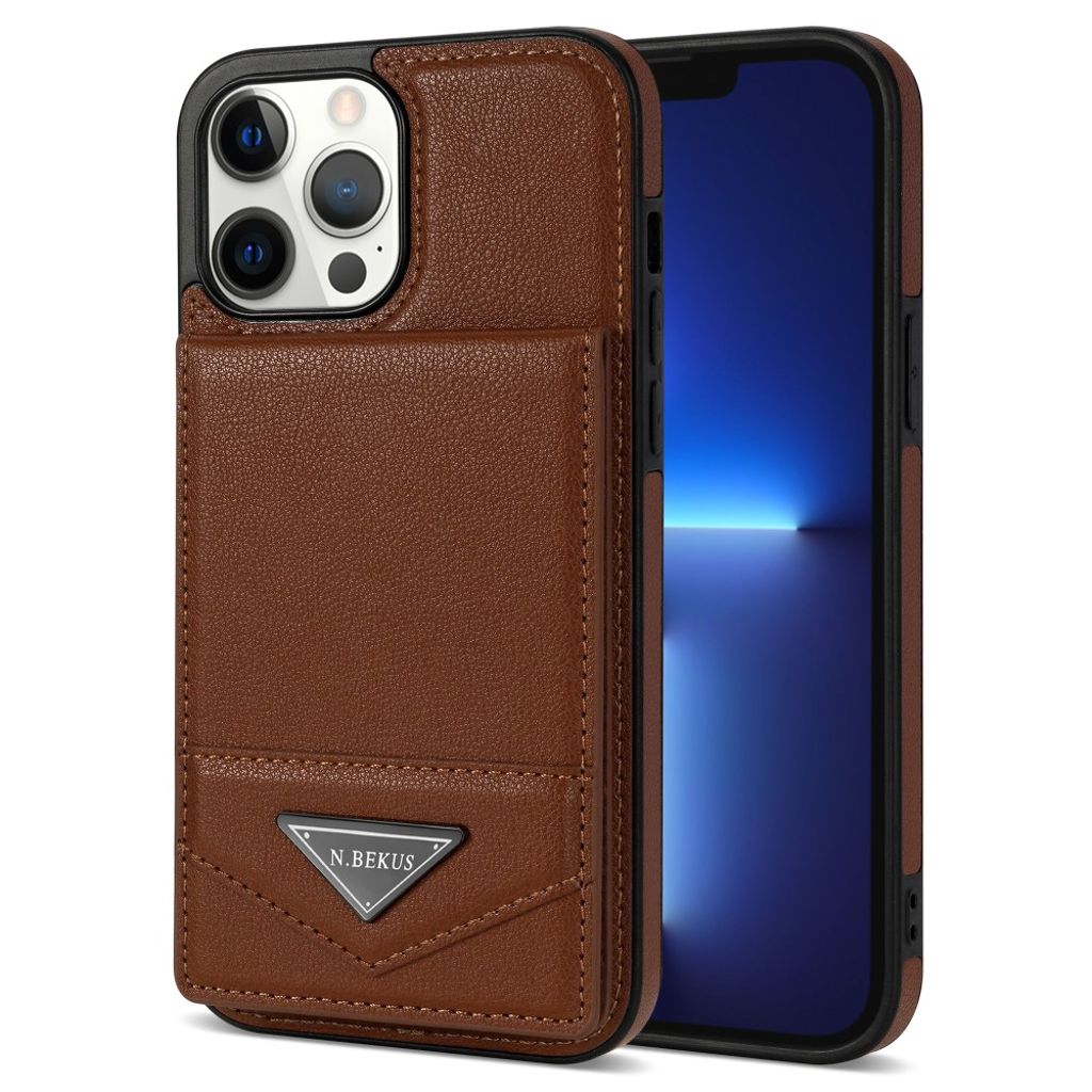 N.BEKUS iPhone 15 Pro Max Case - Brown — N.BEKUS