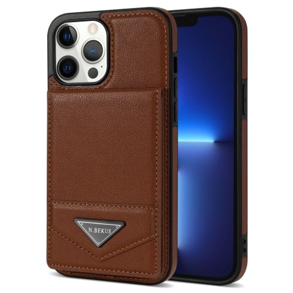 N.BEKUS iPhone 15 Pro case - Brown — N.BEKUS