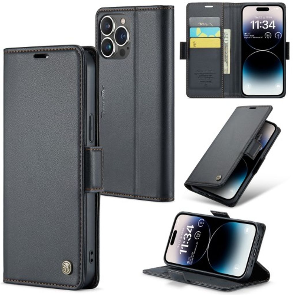 CASEME 023 Series iPhone 15 Pro cover - Black — CASEME
