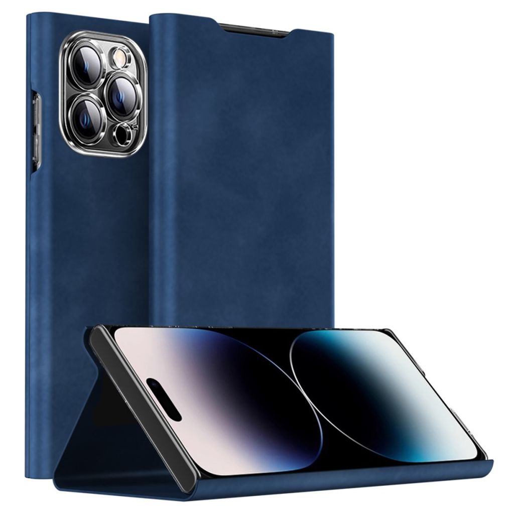 iPhone 15 Pro Max Nappa Textured Cover - Blue