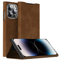iPhone 15 Pro Max Nappa Textured Cover - Brown