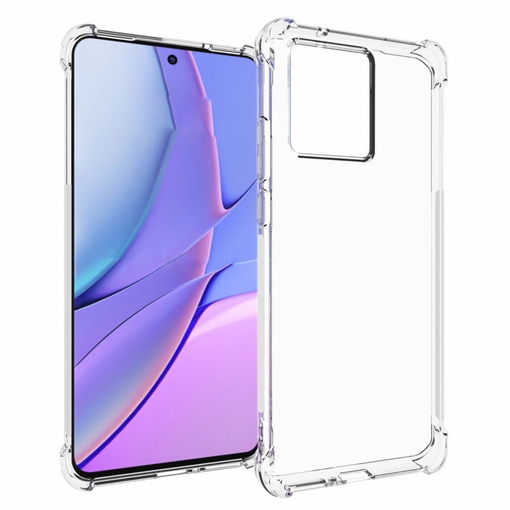 Motorola Edge 40 Neo 5G Case with Reinforced Corners - Transparent