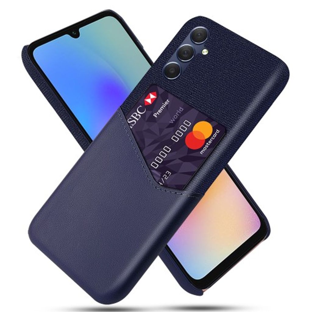 Samsung Galaxy A05s case with card holder - Blue
