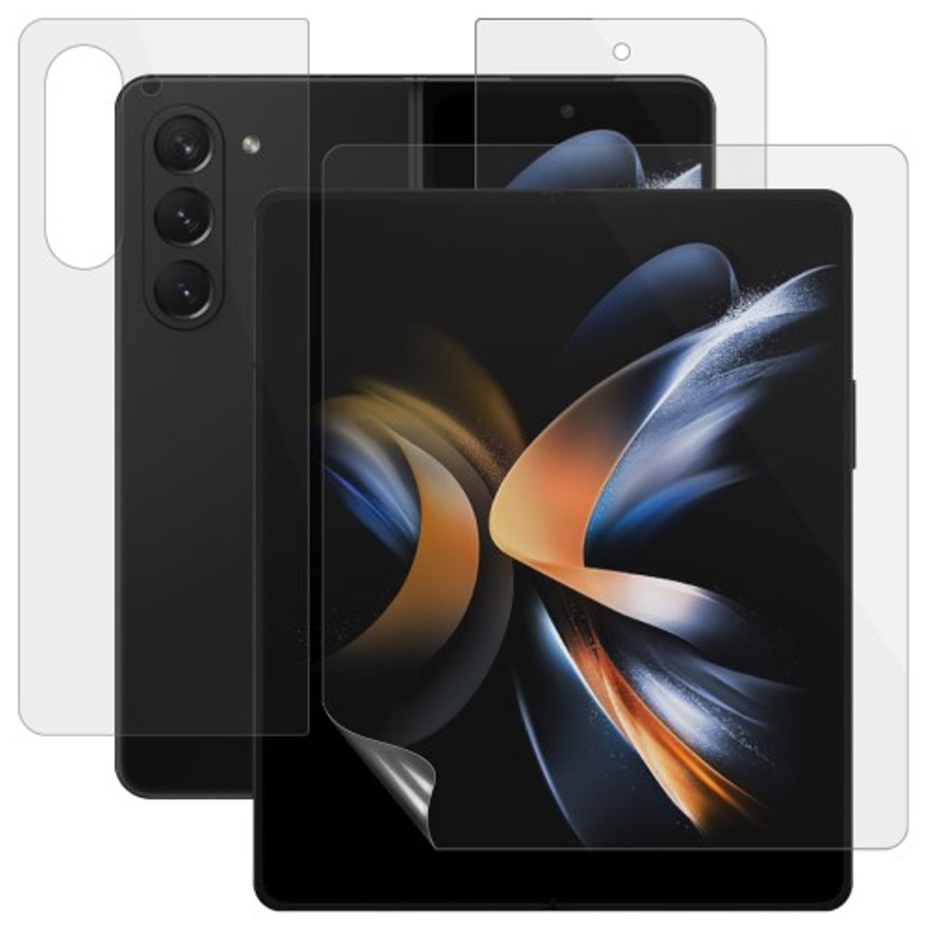 Back, front Samsung Galaxy Z Fold5 5G screen protector - Transparent