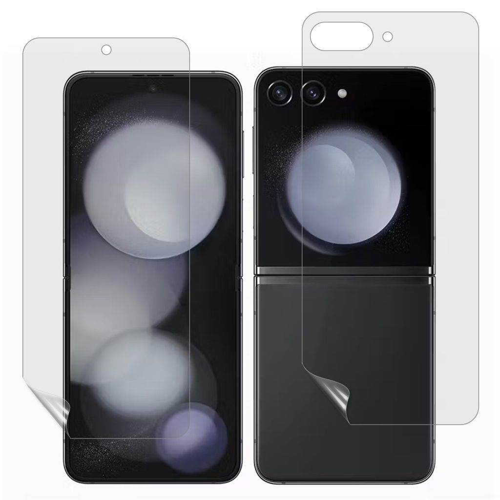 Samsung Galaxy Z Flip5 5G Front and Back Screen Protector - Transparent — Samsung
