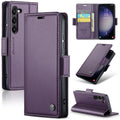 CASEME 023 Samsung Galaxy S24 Wallet Cover - Purple
