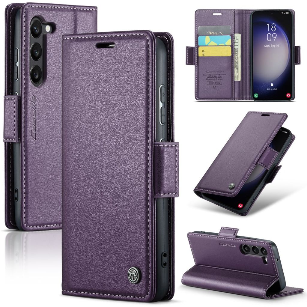 CASEME 023 Samsung Galaxy S24 Wallet Cover - Purple