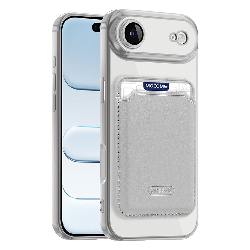iPhone 17 Air MagSafe Case with Detachable Card Holder - Grey — Övrigt