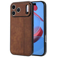 Case in PU-leather iPhone 18 Pro, iPhone 17 Pro - Brown — Övrigt