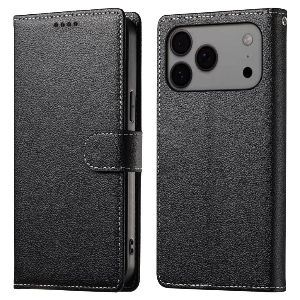 iPhone 18 Pro Max/17 Pro Max Wallet Cover - Black — Övrigt