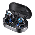 Bargain corner Waterproof, sporty Q25 TWS Bluetooth 5.1 earphone - Black