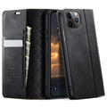 CASEME iPhone 11 Pro Max Wallet Cover RFID Blocking Stand – Black