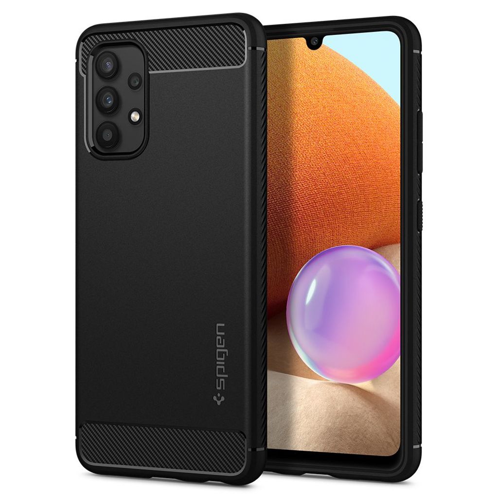 Spigen Rugged Armor Case for Samsung Galaxy A52/A52S - Matte Black — Spigen