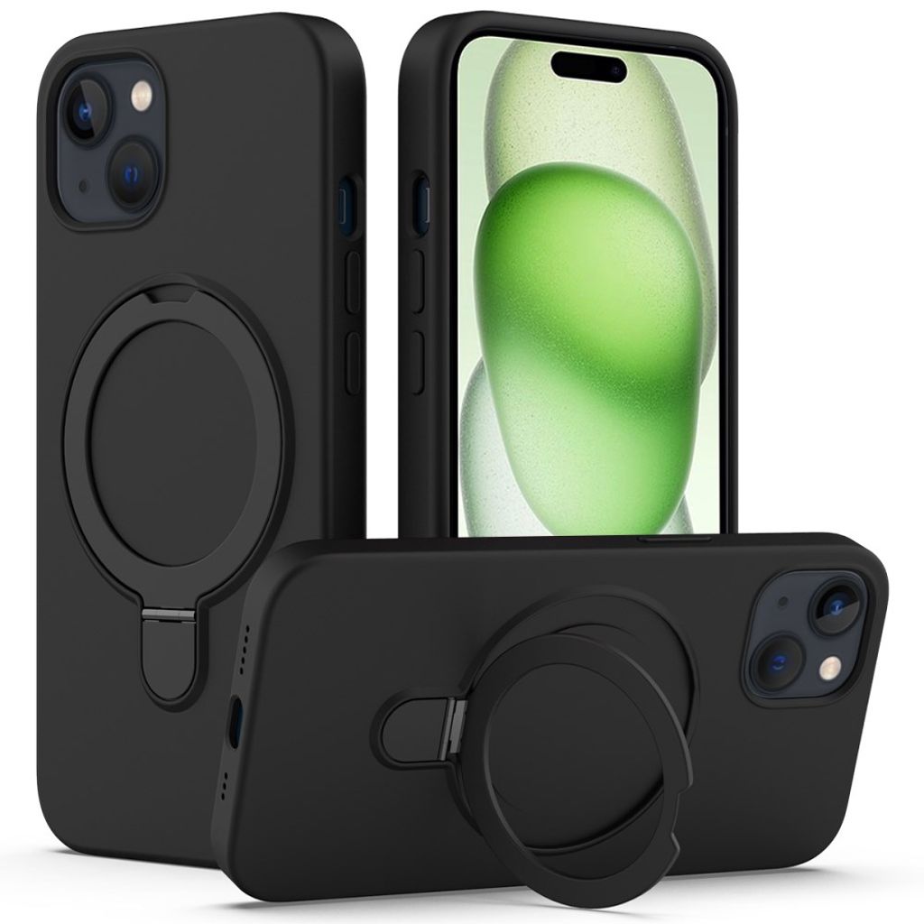 iPhone 15 Plus MagSafe Case Ring Stand - Black — Övrigt