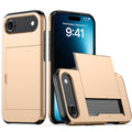 iPhone Air Case with card holder - Yellow