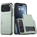 iPhone 17 Pro Case with card slot - Green
