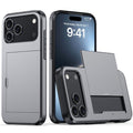 iPhone 17 Pro Max Case with card slot - Grey — Övrigt