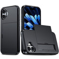 iPhone 17 Case with card slot - Black