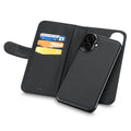 SiGN Wallet cover 2-in-1 for iPhone 16 - Black — SiGN