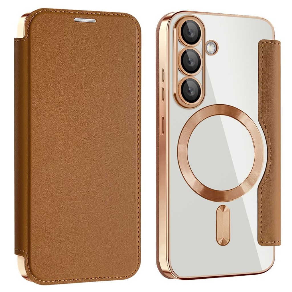 Samsung Galaxy S25 MagSafe compatible Cover - Brown