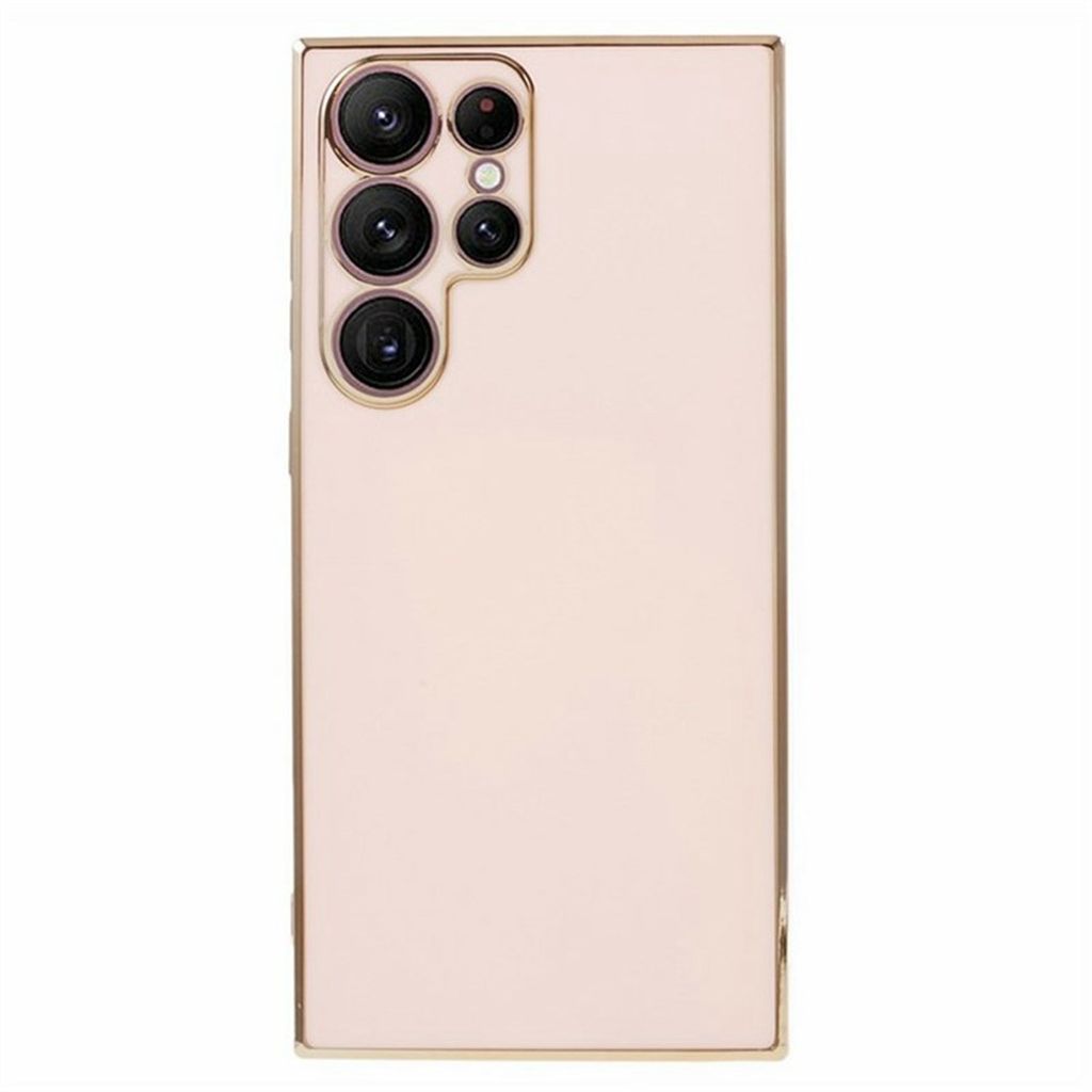 Samsung Galaxy S25 Ultra Case with Gold Details - Pink