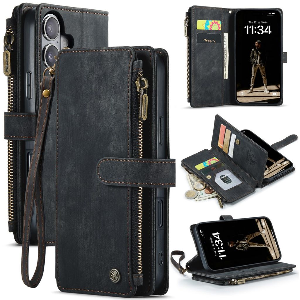 CASEME iPhone 17 Cover with Stand - Black — CASEME