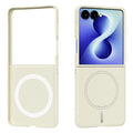 ABEEL Samsung Galaxy Z Flip8 MagSafe Case in Silicone - Beige — ABEEL