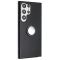 Samsung Galaxy S25 Ultra Case with Ring Holder - Black