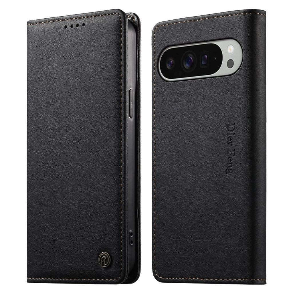 DIETFENG Google Pixel 11 Pro XL Wallet Cover RFID Blocking - Black — DIETFENG