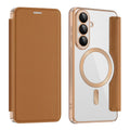 Samsung Galaxy S26 Wallet Cover MagSafe RFID Blocking - Brown