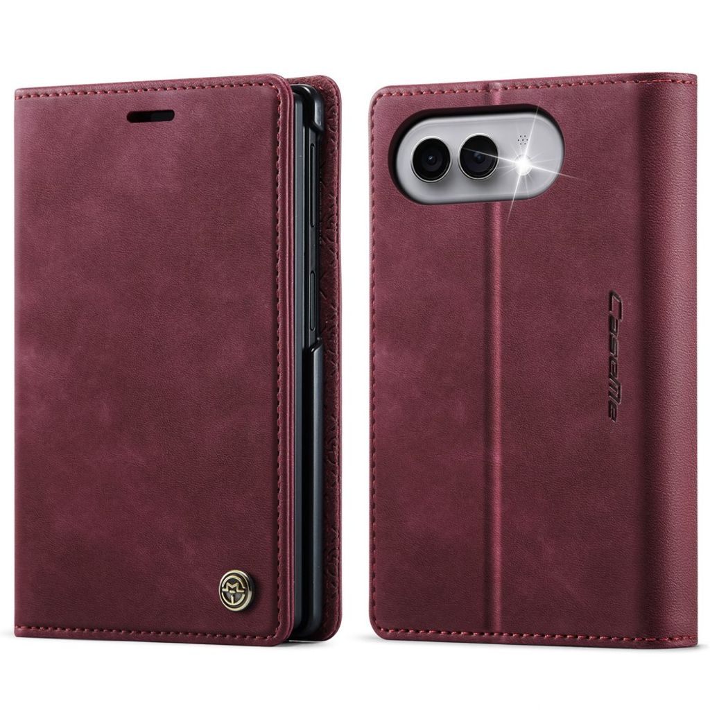 CASEME iPhone Duo Wallet Cover RFID-blocking - Red — CASEME