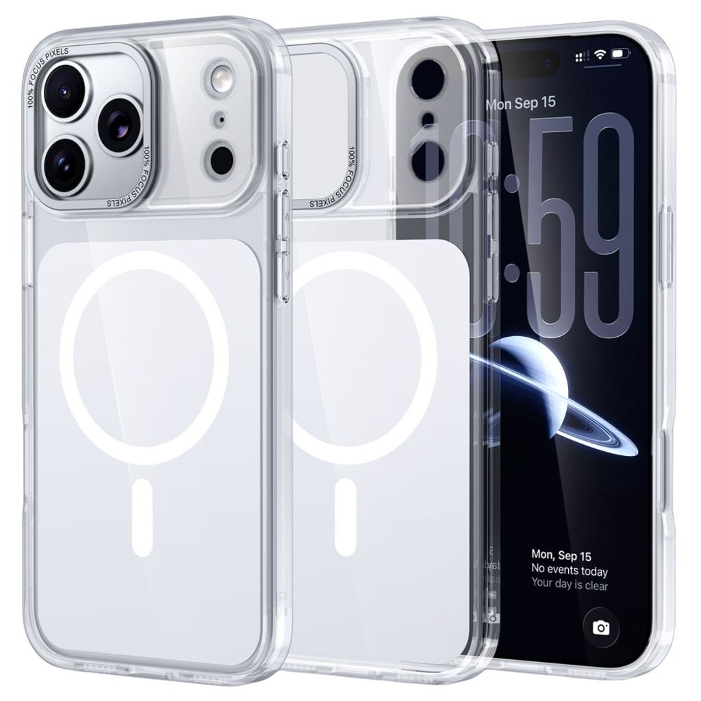 iPhone 18 Pro Max/17 Pro Max MagSafe Case Acryllic Back - White — Övrigt