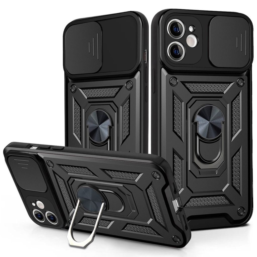 iPhone 11 Case with Ring holder - Black