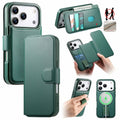 CASENEO iPhone 18 Pro Max/17 Pro Max MagSafe Cover with Wallet - Green — CASENEO